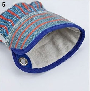 Gants de travail en cuir de vachette pleine fleur haute performance, respirants, avec dos en coton, manchette de sécurité, pour la construction et le jardinage, certifiés CE - Product Image 6