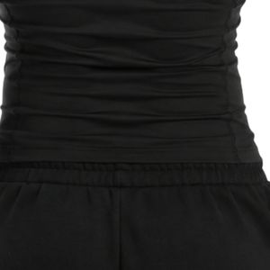 Men's <b>Black</b> Slim Fit Crew Neck Short Sleeve T Shirt with Red Trim <b>Plain</b> Casual Tee - Product Image 5
