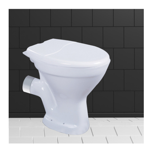 Inodoro de dos piezas de alta calidad más vendido, sanitario moderno de forma cuadrada con sifón en P, tanque oculto, suspendido en la pared, doble descarga por gravedad - Product Image 3