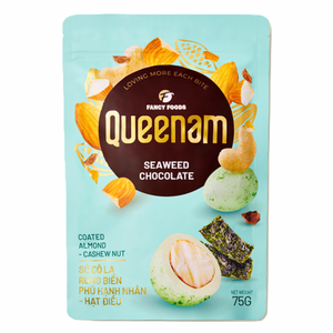 Venta al por mayor, gran éxito de ventas, envío directo de fábrica, chocolate drageado HALAL OEM/ODM 75G, chocolate con algas marinas, almendras y anacardos recubiertos de chocolate. - Product Image 1