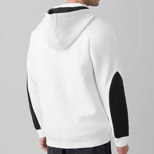 Sudadera con cuello simulado personalizada 2026, de forro polar de 380GSM, de peso pesado, estilo oversize, con corte holgado vintage y lavado ácido - Product Image 3