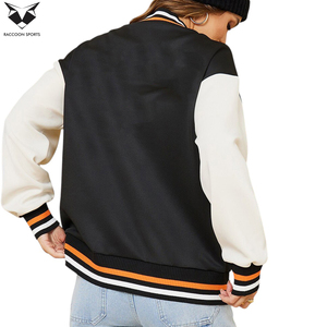 New Arrival Make Own Good Supplier Newest Design OEM ODM Service Comfortable Hand Made Women Wear Varsity Jackets Winter Wear - Product Image 3
