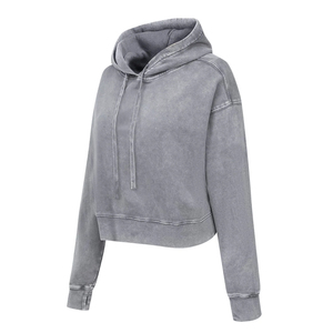 Sweat-shirt à capuche oversize à manches longues pour femme, style hip-hop, décontracté, pour l'entraînement et l'extérieur - Product Image 5