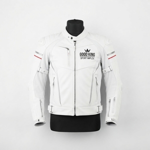 Wholesale Riding Motorbike Leather Motorcycle Jacket Clothing Mens Waterproof Racing <b>Motor</b> <b>Bike</b> Leather Jackets - Product Image 6