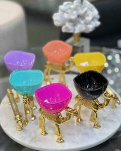 Pot de rangement pour fruits secs en laiton finition antique avec couvercle, boîte à bonbons en métal multi-usages pour hôtel, restaurant - Product Image 5