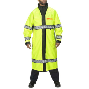 Veste de sécurité réfléchissante haute visibilité pour hommes, en polyester, imperméable, vêtements de travail, logo personnalisé disponible - Product Image 5