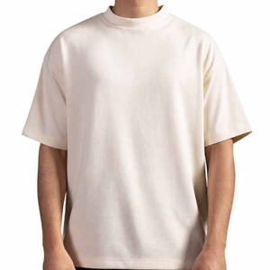 เสื้อยืดคอกลมแขนสั้นผู้ชาย สีขาว ทรงปกติ ผ้าเจอร์ซีย์คอตตอน 100% สีพื้นลำลอง พิมพ์โลโก้ด้านหน้า ระบายอากาศได้ดี ไซส์ใหญ่ - Product Image 3