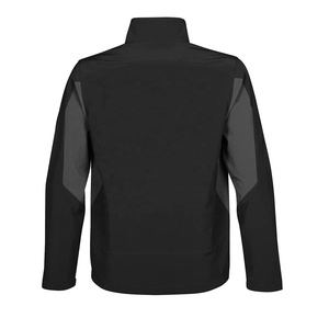<b>High</b> <b>Visibility</b> Winter Fleece <b>Jacket</b> Zipper Front Hooded Windproof Workwear <b>Softshell</b> Outerwear Custom Uniform for Outdoor Use - Product Image 2