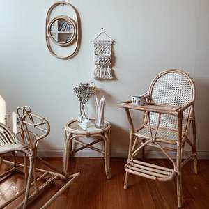 เก้าอี้สูงหวายธรรมชาติสำหรับเด็กวัยหัดเดิน,เก้าอี้ทานข้าวเก้าอี้สตูลสำหรับเด็กและทารกผลิตจากเวียดนาม - Product Image 2