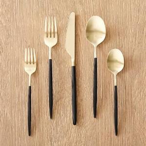 Juego de Cubiertos Modernos de Acero Inoxidable, Diseño Elegante, Acabado Espejo, para Restaurante y Uso Doméstico, Incluye Cucharas y Cuchillos Plateados - Precio Bajo - Product Image 2