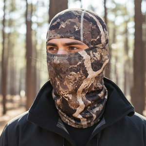 Masque de chasse robuste en tissu extensible confortable, contrôle de l'humidité, respirant, imperméable, protection extérieure RICSA - Product Image 5