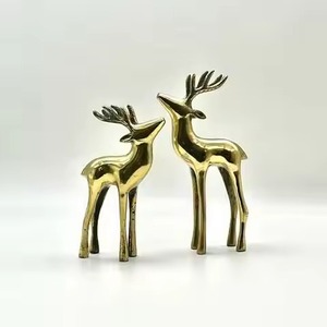 Statue de renne décorative en fer de qualité supérieure, décoration de Noël pour la collection d'ameublement de la maison - Product Image 5