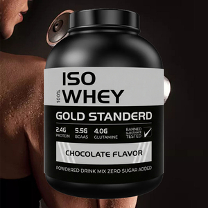 เวย์โปรตีนไอโซเลทสำหรับผู้ใหญ่มาตรฐานเยอรมัน ISO  0 กรัมน้ำตาล 0 กรัมไขมัน ช่วยเพิ่มความหนาแน่นของกระดูก รสวานิลลา - Product Image 3