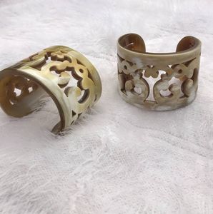 Brazalete de Lujo de Cuerno de Búfalo Pulido Hecho a Mano, Joyería de Declaración para Mujer, Selección de Regalos Especiales - Product Image 5