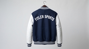 Chaqueta Varsity de Béisbol con Logotipo Personalizado a Precio de Mayoreo, Chaqueta de Hombre con Mangas de Cuero y Bordado de Alta Calidad - Product Image 2
