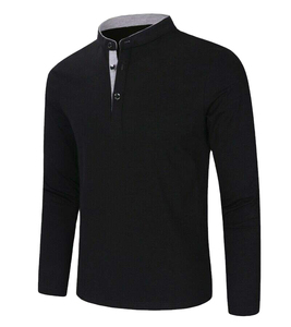 Nouveaux Polos Homme 2026 à Manches Longues Respirants en Maille avec Col Contrastant – Respirabilité Améliorée - Product Image 6