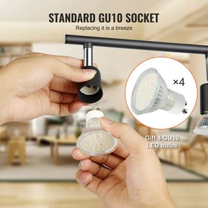 Kit di Illuminazione a LED da 24,8 Pollici con 4 Bracci Rotanti, Faretto da Soffitto da 30W, Certificato SAA, Corpo Lampada in PC - Product Image 5