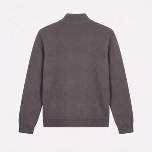 Sudadera con Capucha de Una Pieza para Hombre, 100% Lana Merino, Tejida, Informal, para Otoño e Invierno, Talla Grande, Manga Larga - Product Image 6