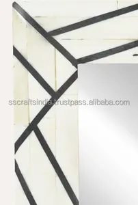 Exquisite Indian Bone Inlay Wall <b>Mirror</b> for Vanity Bathroom Decoration Fancy Wall <b>Mirror</b> for Export Sale - Product Image 3