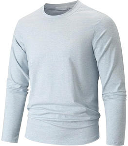 Camiseta de Alta Calidad al por Mayor, Personalizada con el Logotipo de su Marca, 100% Algodón, Transpirable, Tejida, Estampada, Lisa, Casual, para Hombre, Talla Grande - Product Image 1