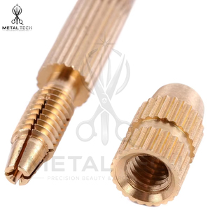 Kit de 4 aiguilles de ventilation en laiton avec crochets en acier et bonnets en filet pour la confection professionnelle de perruques Lace Frontal et de toupets - Product Image 5