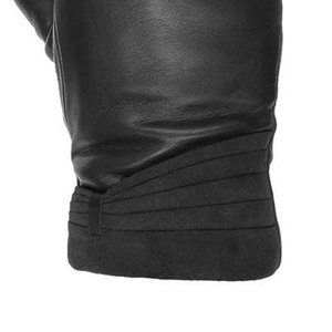 Gants en cuir longs jusqu'aux poignets, style uni, non doublés, thermiques, pour un usage quotidien, chaleur hivernale - Product Image 2