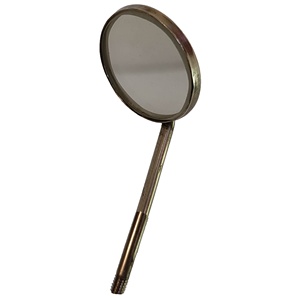 Espejo de Inspección Dental de Precisión con Construcción Metálica Reutilizable para Examen Bucal Profesional y Servicio de Higiene Dental - Product Image 3