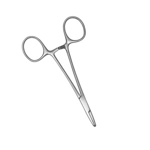 Fine tip Needle <b>Holder</b> Forceps designed for <b>controlled</b> suturing tasks ensuring firm needle engagement during medical - Product Image 3