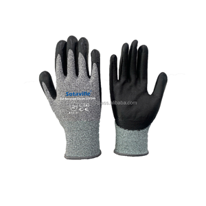 Hot Sale Level 3 Cut Resistant Gloves Anti-Slip Abrasion & Oil & <b>Grease</b> Resistant Made in Vietnam - Product Image 1