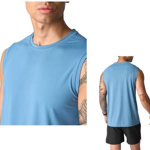 Custom Men Quick Dry Sleeveless Shirt Wholesale OEM ODM Gym Training Tank Lightweight Fitness Workout <b>Top</b> Manufacturer - Product Image 1