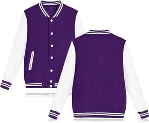 Wholesale Custom logo Sublimation Printed Blank Long Sleeve Letterman Varsity Jackets for <b>Men</b> - Product Image 2