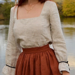 Rayon <b>Dresses</b> Square Collar Full Sleeve Eco-Friendly Anti-Wrinkle Breathable Casual Summer/Winter Short Party Wear for Women - Product Image 1