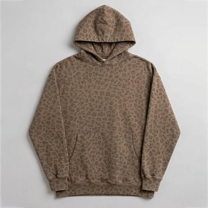 New Selling Custom Logo Women's Digital Printed Hooded Terry Zip-Up Breathable Spandex/Polyester Casual Drop-Shoulder Windproof - Product Image 6