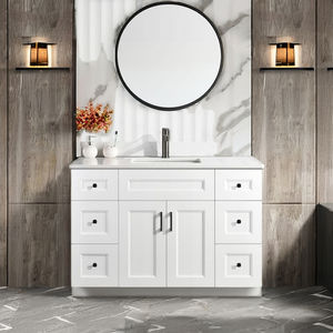 Portes d'armoire de style shaker en bois de chêne massif avec design moderne Résistant à l'eau Écologique Installation et nettoyage faciles Panneau MDF - Product Image 4