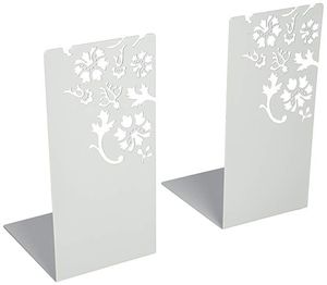 Sujetalibros de Acero Contemporáneos, Resistentes y Pesados, Soporte Decorativo para Libros, Organización de Estanterías de Oficina y Biblioteca, Diseño Moderno para el Hogar - Product Image 1