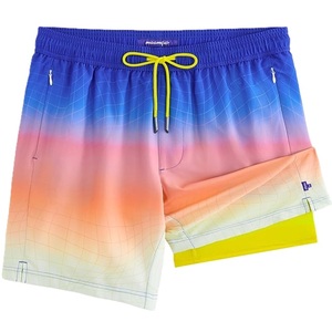 Shorts d'été en polyester ou nylon élastique, imprimé AOP, shorts de bain à séchage rapide, style décontracté, taille tissée avec cordon de serrage, en provenance du Bangladesh. - Product Image 2