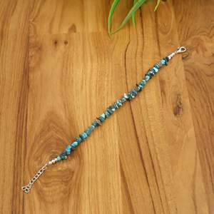 Natural Turquoise Chip Stone <b>Bracelet</b> Adjustable Gemstone <b>Crystal</b> <b>Bracelet</b> for Women Bohemian Jewelry OEM ODM - Product Image 2