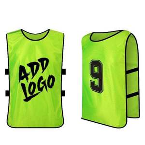 <b>Soccer</b> Pinnies Custom Team Name Unisex Adult Quick Drying Sports Vest Training Bib Breathable Lightweight Mesh Practice Jersey - Product Image 1