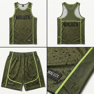 ชุดเสื้อบาสเก็ตบอล MALUZA ลายพิมพ์ทันสมัย ไซส์พลัส สำหรับฤดูร้อน น้ำหนักเบา ระบายอากาศได้ดี พร้อมกางเกงขาสั้น - Product Image 6