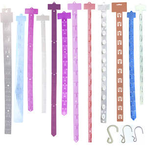 Custom Supermarket Retail <b>Display</b> Strips Snack Hanger Merchandising Clips 12 <b>Hooks</b> Snack Hanging Strips with Label Header - Product Image 3