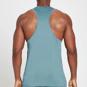 Camiseta sin mangas para hombre, estilo deportivo, para gimnasio, culturismo, fitness, color liso, de fábrica. - Product Image 6
