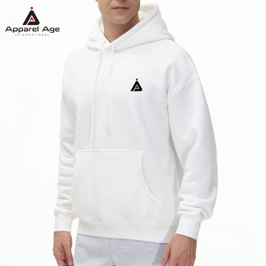 Sweat-shirts pour hommes de couleur blanche, designs uniques, logo personnalisé, sweat-shirts confortables de style streetwear pour hommes, poids lourd - Product Image 2