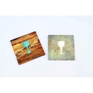 Juego de Posavasos Personalizados Modernos Antideslizantes, Elegantes Tapetes de Mesa para Tazas de Café y Decoración de Bar, Posavasos de Cerveza Hechos a Mano - Product Image 3
