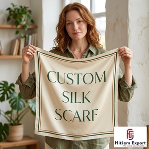 Écharpe carrée imprimée personnalisée de qualité supérieure, marque privée, écharpe de mode, fabricant de textiles OEM ODM sur mesure - Product Image 3