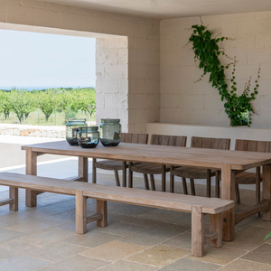 Hot Sale Outdoor Long <b>Bench</b> Made Strong Durable Teak <b>Wood</b> Eco-Friendly Modern Design All Weather Resistant Patio <b>Bench</b> for Park - Product Image 4