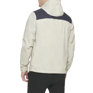 OEM Custom Waterproof <b>Windbreaker</b> Jacket for Men High Street Style with Oversized Stand Collar Wholesale Manufacturer - Product Image 3