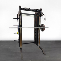 Conception de rack personnalisé en usine 3x3 Squat Rack Câble Crossover Machine Entraîneur fonctionnel Smith Machine Power Rack