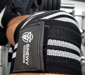 Top Quality Weightlifting <b>Knee</b> Wraps Custom Logo Elastic Bodybuilding Powerlifting Weightlifting <b>Knee</b> Wraps Available. - Product Image 5
