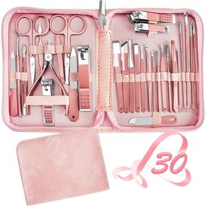 Set Manicure e Pedicure 30 in 1, Tronchesine per Unghie di Mani e Piedi, Strumenti Adatti per la Cura delle Unghie - Product Image 1