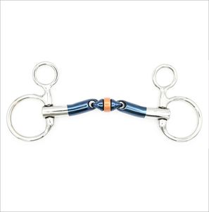 Nouvel arrivage : Mors de cheval à double articulation avec anneau lâche, fabricant OEM - Product Image 1